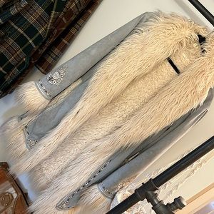 Spell Joplin powder blue coat jacket